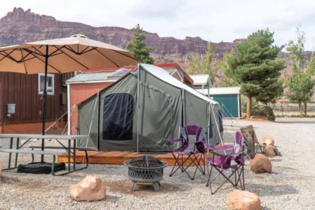 Moab Rv Resort Glamping Setup Tent In Rv Park #4 Ok-T4 Kültér fotó